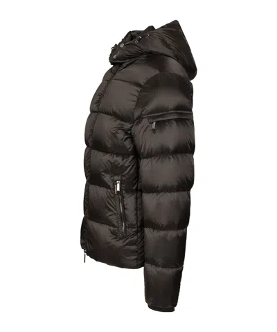Moorer Padded Jackets With Hood And Side Pockets In Black
