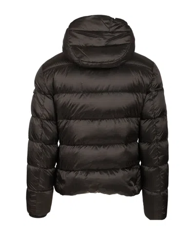 Moorer Padded Jackets With Hood And Side Pockets In Black