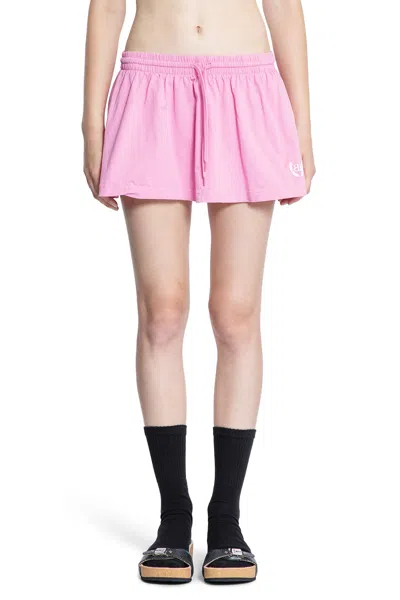 Balenciaga Laurel Classic Football Shorts Mini Skirt In Pink