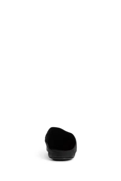 Uma Wang Mules Neri Da Uomo In Black