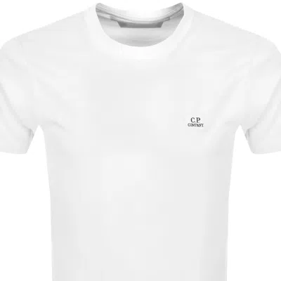 C.p. Company Cp Company Logo T Shirt White In White