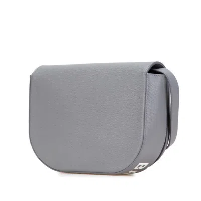 Pre-owned Balenciaga Gray Leather Shoulder Bag ()