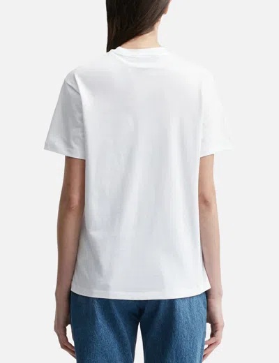 Ami Alexandre Mattiussi Ami Paris Ami De Coeur White Oversize T Shirt