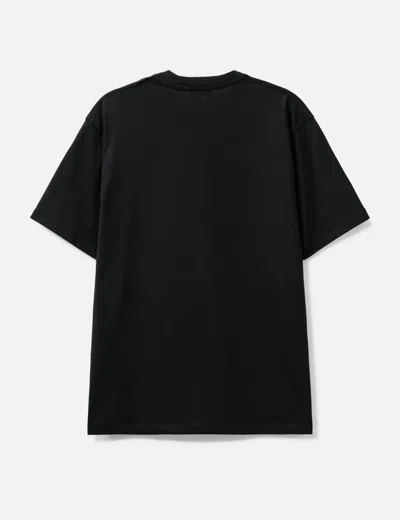 Ami Alexandre Mattiussi Ami De Coeur Black T-shirt In Black