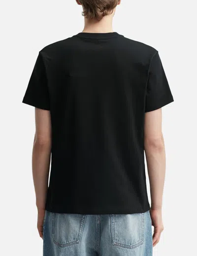Ami Alexandre Mattiussi Ami De Coeur Black T-shirt In Black