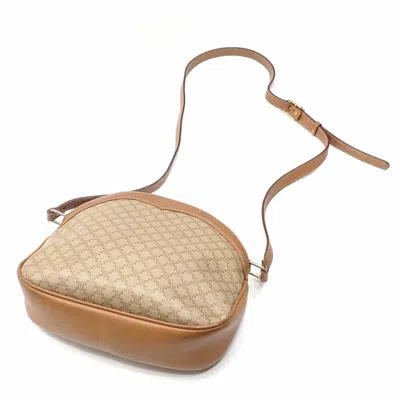 Pre-owned Celine Beige Brown Pvc Leather Shoulder Bag ()