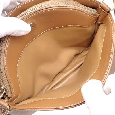 Pre-owned Celine Beige Brown Pvc Leather Shoulder Bag ()