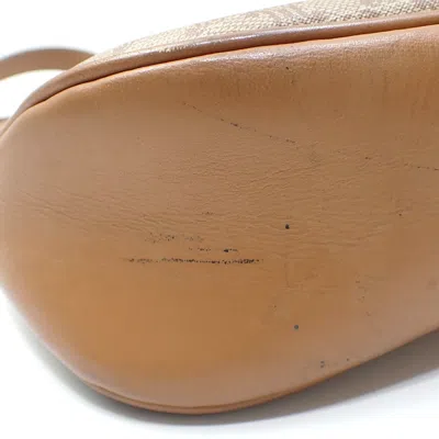 Pre-owned Celine Beige Brown Pvc Leather Shoulder Bag ()