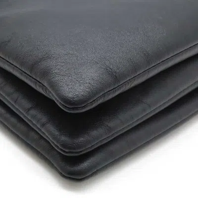Pre-owned Celine Black Leather Pochette Shoulder Bag ()