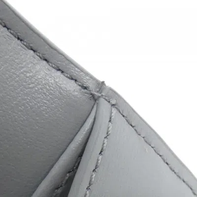 Pre-owned Celine Blue Leather Long Wallet (bi-fold) ()
