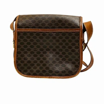 Pre-owned Celine Brown Pvc Leather Shoulder Bag ()