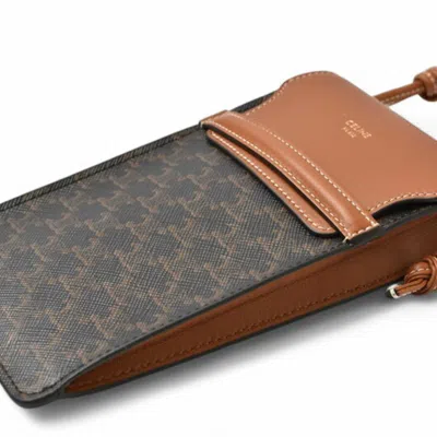 Pre-owned Celine Brown Pvc Leather Shoulder Bag ()