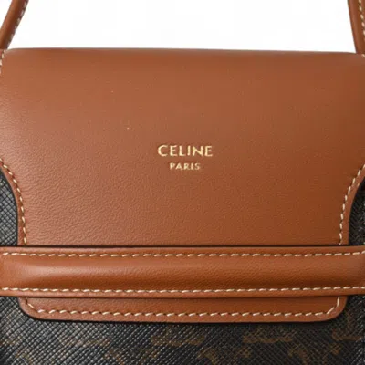 Pre-owned Celine Brown Pvc Leather Shoulder Bag ()