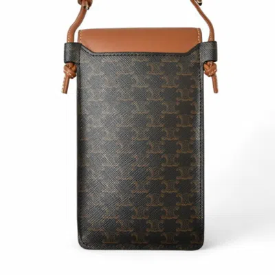 Pre-owned Celine Brown Pvc Leather Shoulder Bag ()