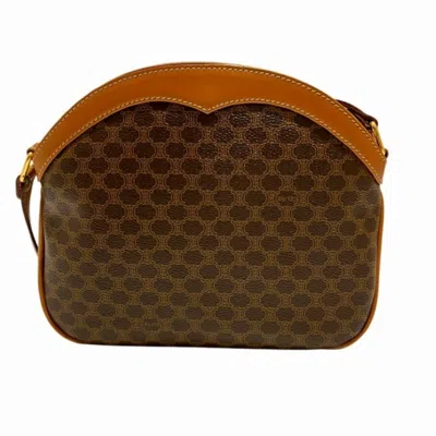 Pre-owned Celine Brown Pvc Leather Shoulder Bag ()