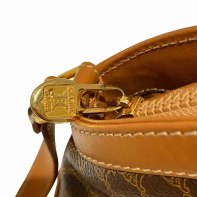 Pre-owned Celine Brown Pvc Leather Shoulder Bag ()