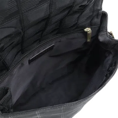 Pre-owned Chanel New Travel Line Black New Travel Line Shoulder Bag ()