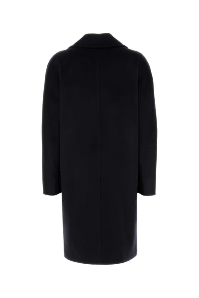 Max Mara Studio Coats In Black