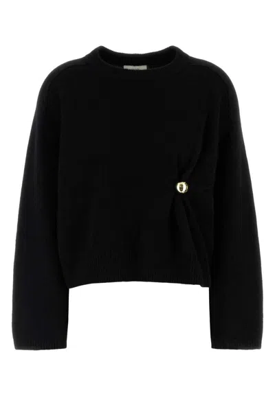 Loulou Studio Twisted-detail Cashmere Sweater In Black