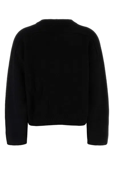Loulou Studio Twisted-detail Cashmere Sweater In Black