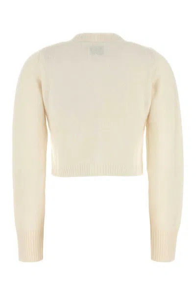 Loulou Studio Loulou Ivory Cashmere Zephir Cardigan In Neutral