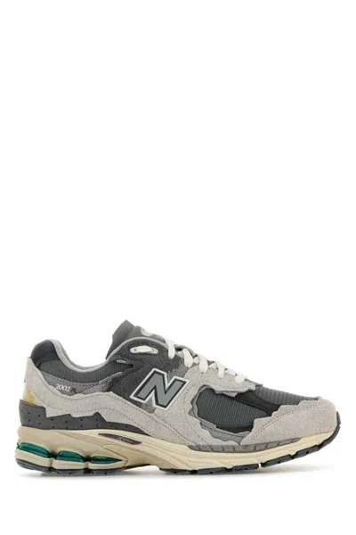 New Balance Multicolor Suede And Mesh 2002r Sneakers In Gray