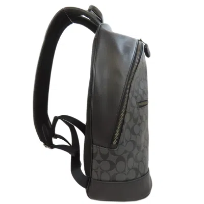 Pre-owned Coach Gray Pvc Backpack ()
