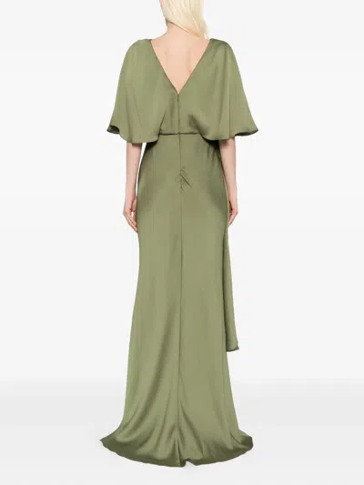 Amsale Abendkleid Aus Satin In Green