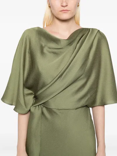 Amsale Abendkleid Aus Satin In Green