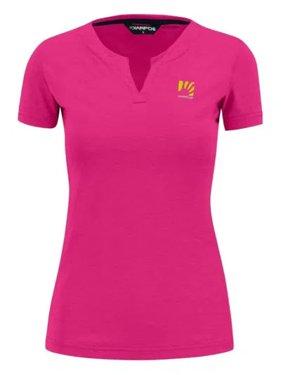 Karpos T-shirt Mit V-ausschnitt In Pink