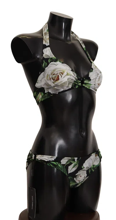 Dolce & Gabbana Multicolor Floral Print Non Wire Bra Underwear In Multi