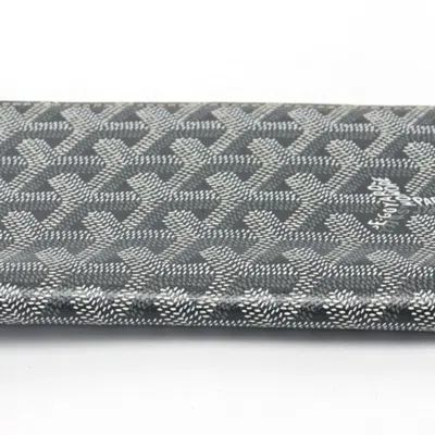 Pre-owned Goyard Gray Canvas Long Wallet (bi-fold) ()