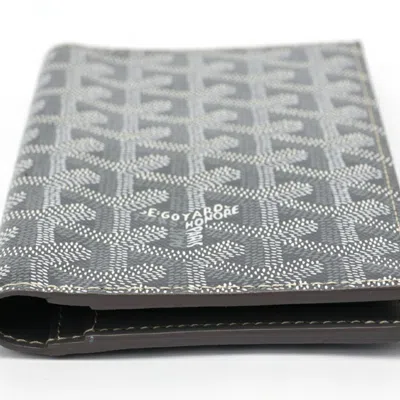 Pre-owned Goyard Gray Canvas Long Wallet (bi-fold) ()