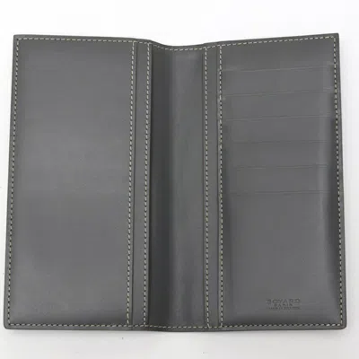 Pre-owned Goyard Gray Canvas Long Wallet (bi-fold) ()