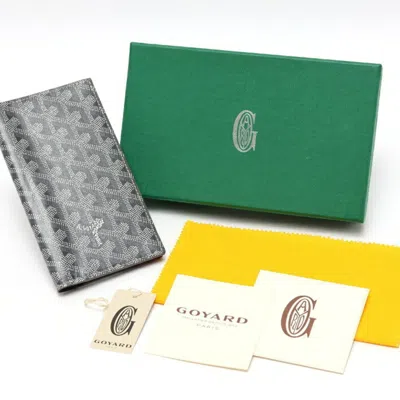 Pre-owned Goyard Gray Canvas Long Wallet (bi-fold) ()