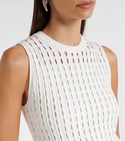 ZYLA网眼针织中长连衣裙