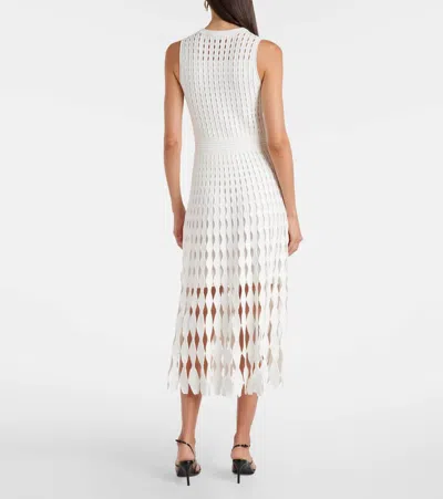 ZYLA网眼针织中长连衣裙