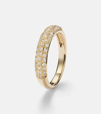 Persée 18kt Gold Ring With Diamonds In Gold