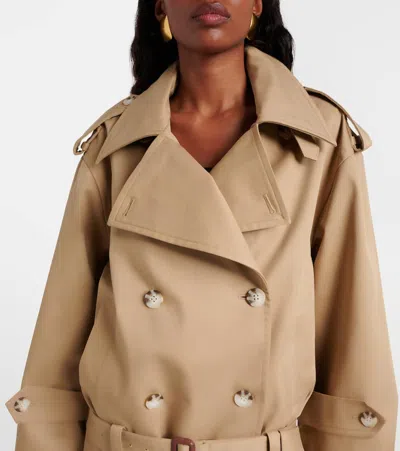 Self-portrait Trench Jacket In Neutral