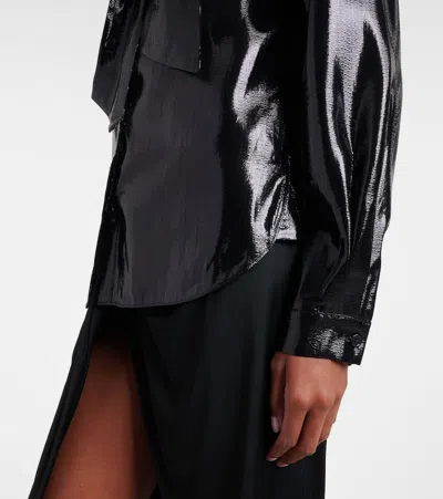 Self-portrait Bow-detail Blouse In Black