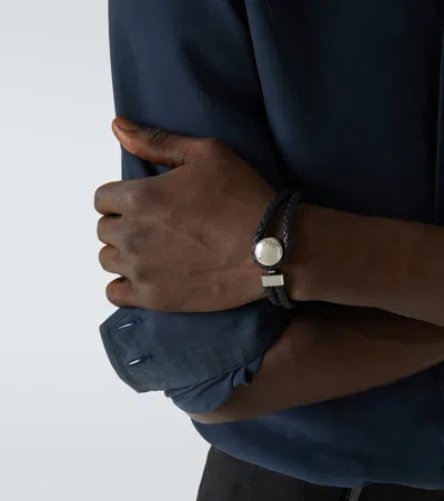 LOGO编织皮革手链