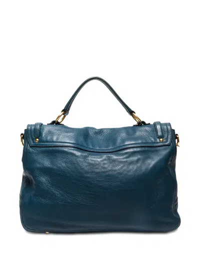 Pre-owned Miu Miu 2010-2020 Turn-lock Shoulder Bag In Green