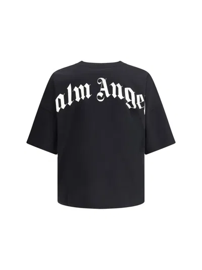 Palm Angels Men Oversized T-shirt In Black