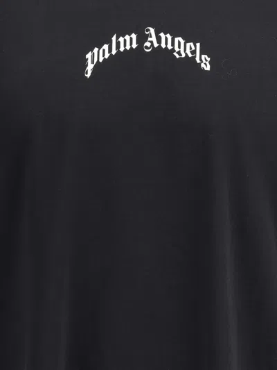 Palm Angels Men Oversized T-shirt In Black