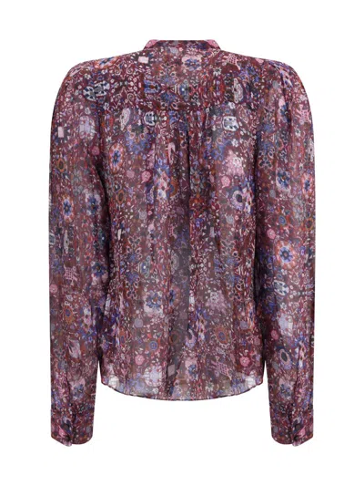 Isabel Marant Étoile Shirt Isabel Marant Etoile Woman Color Plum In Multi