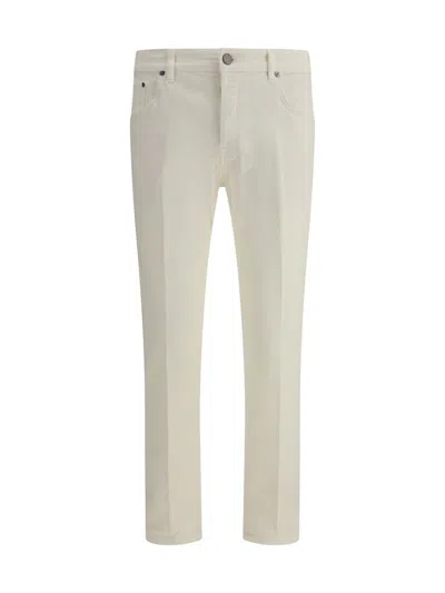 Pt Torino Five-pocket Jeans In Neutral