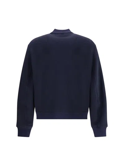 Etro Wool Bomber Jacket In Blue