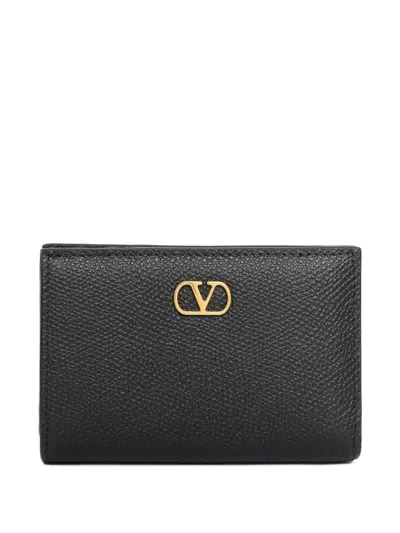 Valentino Vlogo Signature Wallet In Black