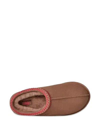 Ugg Tasman Ii Braided-trim Sheepskin Slippers In Brown