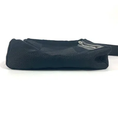 Pre-owned Louis Vuitton Black Noir Damier Geant Pochette Shoulder Bag ()